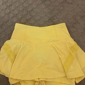 Yellow Free People Skirt